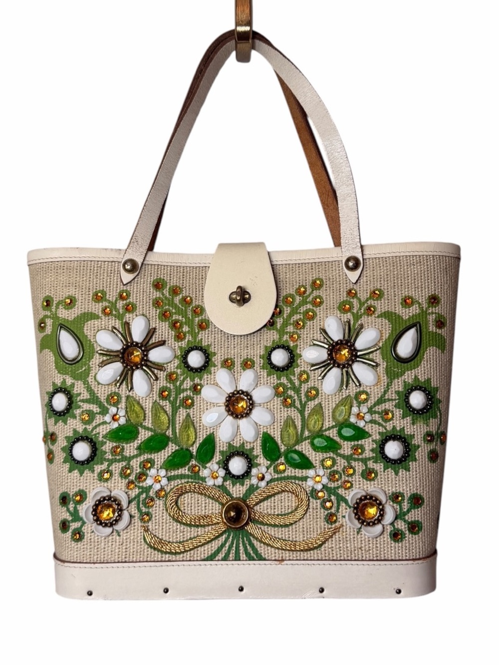 Vintage 1960s Enid Collins of Texas Beaded Mini Tote